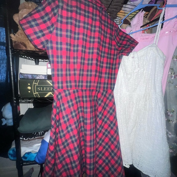 Sourpuss Tartan Plaid Shirt Dress - Picture 3 of 8